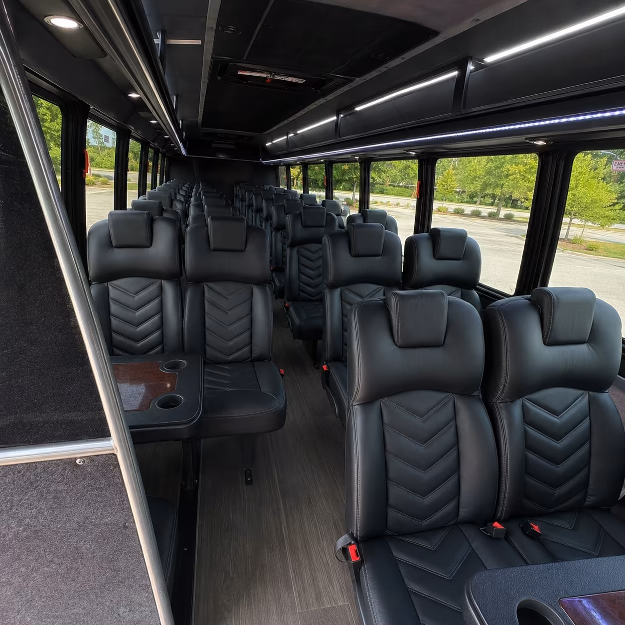 lodi corporate event transportation onboard seating